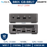 Mini PC GIGABYTE BRIX GB-BRU7-255H 6BXARH7SWMR Ultra 7 255H Intel ARC 140T