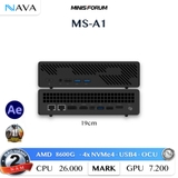 Minisforum MS-A1 AMD Ryzen 7000 đến 9000 series Desktop socket AM5⏐Mini PC⏐USB4⏐Oculink 2.5GB MSA1