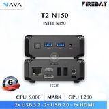 Firebat T2 Mini PC N150 (3.6GHz) Intel, 4K UHD, DDR4 RAM M.2 SSD PCIe, Intel Twin Lake N150