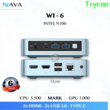 Trycoo Wi-6 Mini PC intel N100 Có Type C, RAM DDR4 3200 M.2 SSD Mini Pc văn phòng giá rẻ