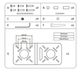 Gía treo VESA Nối dài để Tích hợp Mini PC và Tay Arm Màn hình