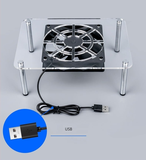 Đế Tản Nhiệt Mini PC Trong Suốt Dành Cho MiniPC, Router, Laptop