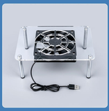 Đế Tản Nhiệt Mini PC Trong Suốt Dành Cho MiniPC, Router, Laptop