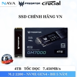 Ổ cứng SSD Acer Predator GM7000 PCIe Gen4 x4 NVMe M.2 GM7000 Bảo Hành 5 Năm Chính Hãng VN