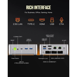 NUCBOX  K8 PLUS+Oculink Ryzen 7 8845HS Máy Tính AMD Gaming Mini PC GMKtec