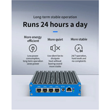 PC Router Mikrotik Beikong G48S G31F N100 DDR5 6x LAN 2.5GB Linux Ubuntu Nas Pppoe Proxy Pve Pfsense