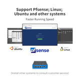 PC Router Mikrotik Beikong G48S G31F N100 DDR5 6x LAN 2.5GB Linux Ubuntu Nas Pppoe Proxy Pve Pfsense