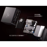 Minisforum UM890 PRO Mini PC Gaming AMD Ryzen 8945HS Radeon 780M RDNA3 Máy tính R9 8000 Seri