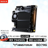 Minisforum BD790i Motherboard, bo mạch chủ AMD Ryzen 9 7945HX, 16C/32T, Max 5.4GHz, PCIe 5.0 BD790i