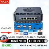 PC Router Mikrotik Beikong G48S G31F N100 DDR5 6x LAN 2.5GB Linux Ubuntu Nas Pppoe Proxy Pve Pfsense