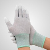 Găng Tay Sợi Carbon Ngón Phủ PU Chống Tĩnh Điện