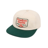 5PANEL FREEDOM - CREAM/GREEN