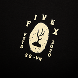 FIVEX CACTUS TEE - BLACK