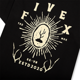FIVEX CACTUS TEE - BLACK