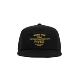 FIVEX 5PANEL VINTAGE - BLACK