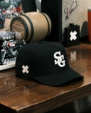 FIVEX SG A-FRAME CAP - BLACK/WHITE