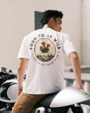 FIVEX BORN TO BE WILD TEE - WHITE