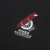FIVEX VIBES ON WHEELS TEE - BLACK