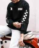 FIVEX LONG SLEEVE TEE -BLACK