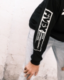 FIVEX LONG SLEEVE TEE -BLACK