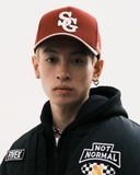 FIVEX SG A-FRAME CAP - CREAM/RED