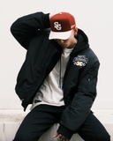 FIVEX SG A-FRAME CAP - CREAM/RED