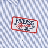 FIVEX BLUE STRIPE WORK SHIRT