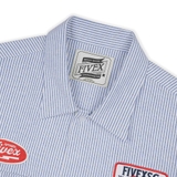 FIVEX BLUE STRIPE WORK SHIRT