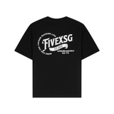 FIVEX CORE TEE - BLACK