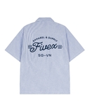 FIVEX BLUE STRIPE WORK SHIRT