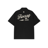 WORK SHIRT FIVEX SS02 - BLACK