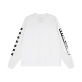 FIVEX LONG SLEEVE TEE - WHITE