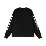 FIVEX LONG SLEEVE TEE -BLACK
