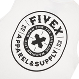 FIVEX TANK TOP EMBLEM - WHITE