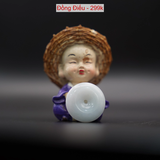 Khấu bình an trắng