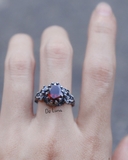 Nhẫn Garnet Cổ Điển De Luna