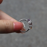 Nhẫn Three stone Mệnh Khuyết De Luna