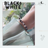 Vòng Tay Đá Nhí Black and White De Luna