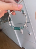 Vòng Tay Kiềng Lu Thống Lam Ngọc De Luna Jewelry