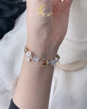 Lắc Tay Nàng Thơ Aquamrine LTNTA24A De Luna