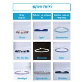 Vòng Tay Birthstone Đá Minisize De Luna