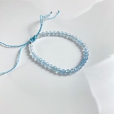 Vòng Tay Sáp Aquamrine Ombre 4mm VTSAO24A De Luna