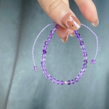 Vòng Tay Sáp Amethyst 4mm VTSA24A De Luna