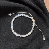 Vòng Tay Sáp Moonstone 4mm VTSM24A De Luna