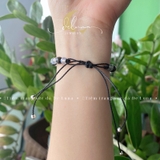 Vòng Tay Sáp Obsidian Lab 4mm VTSOL24A De Luna