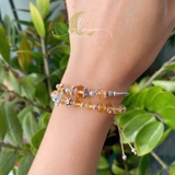 Vòng Tay Sáp Citrine Twice VTSCT24A De Luna Jewelry