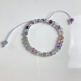 Vòng tay Sáp Fluorite Vuông VTSFV24A De Luna