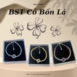 Vòng Tay Đá Phong Thuỷ Cỏ Bốn Lá De Luna Jewelry