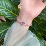 Vòng Tay Đá Phong Thuỷ Cỏ Bốn Lá De Luna Jewelry
