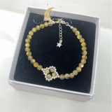 Vòng Tay Đá Phong Thuỷ Cỏ Bốn Lá De Luna Jewelry